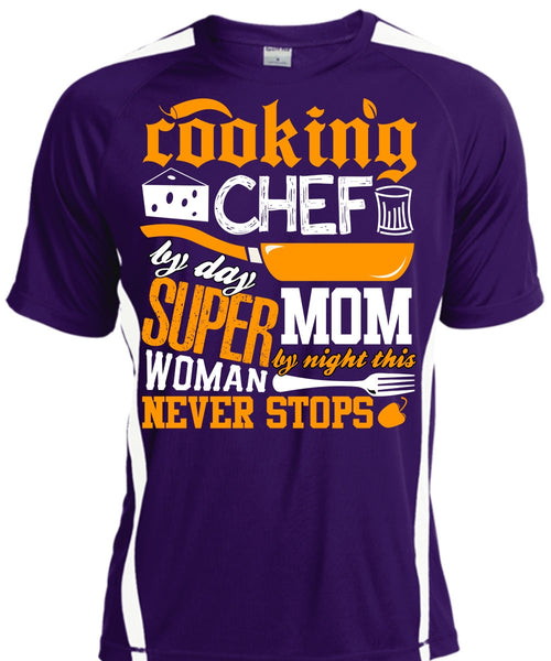 Cooking Chef By Day T Shirt, Mom By Night T Shirt, Cool Shirt