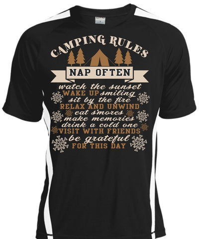 A black t-shirt with the shopify logo