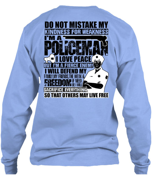 I'm A Policeman T Shirt, I Love Police T Shirt