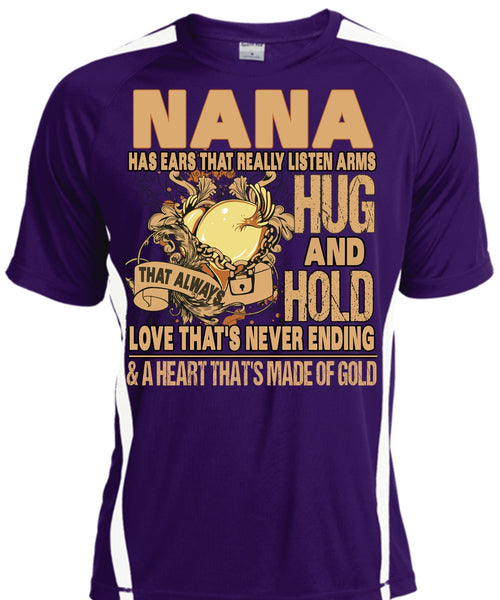Nana Has Ears T Shirt, Hug And Hold T Shirt, Cool Shirt