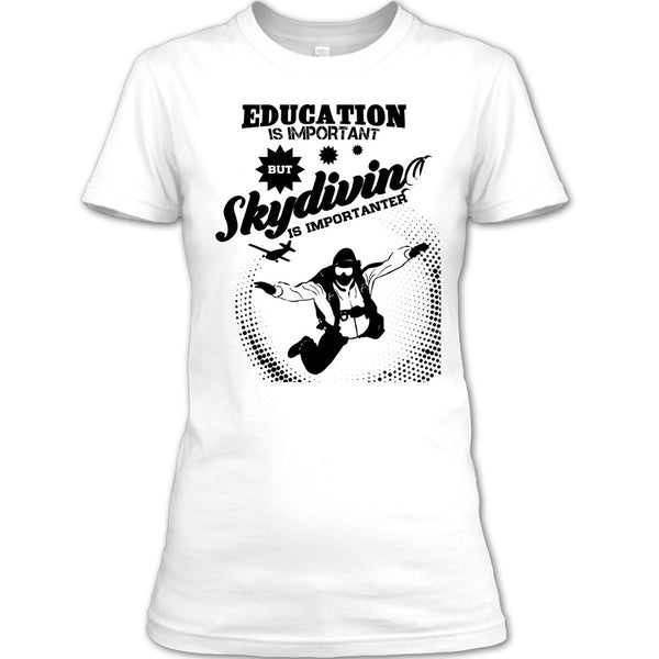 A black t-shirt with the shopify logo