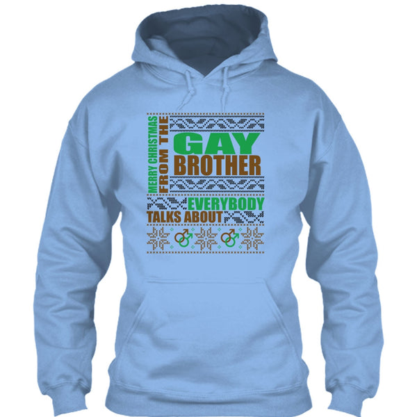 Merry Christmas From The Gay brother T Shirt, Gift For Gay Brother T Shirt