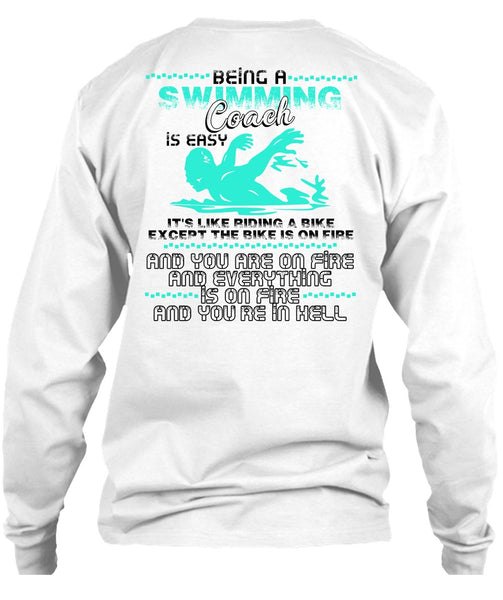 Being A Swimming Coach T Shirt, I Love Swimming T Shirt