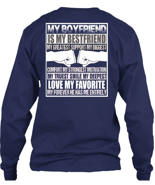 My Boyfriend Is My Best Friend T Shirt, Love My Favorite T Shirt