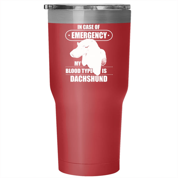 My Dachshund Tumbler 30 oz Stainless Steel, Gift For Dog Lovers Travel Mug