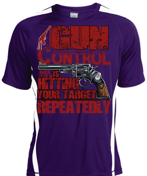 Gun Control Is Hitting T Shirt, Being A Veteran T Shirt, Cool Shirt