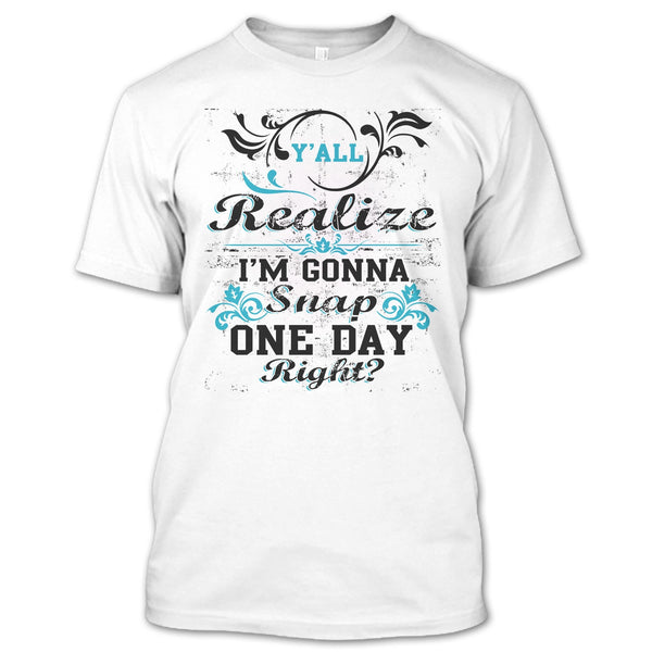 A black t-shirt with the shopify logo