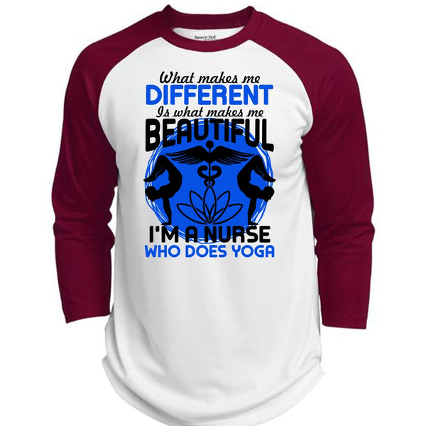 I'm A Nurse Who Does Yoga T Shirt, Being A Nurse T Shirt, Awesome T-Shirts  (Polyester Game Baseball Jersey)
