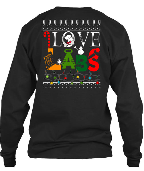 I Love Labs T Shirt, This Girl Loves Christmas T Shirt