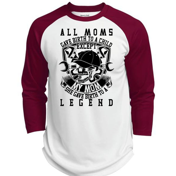All Moms Gave Birth To A Child T Shirt, Being A Mechanic T Shirt, Awesome T-Shirts  (Polyester Game Baseball Jersey)