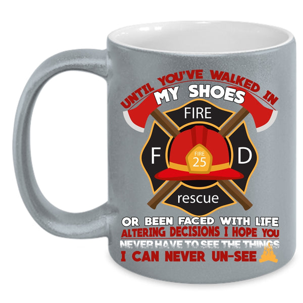 Awesome Firefighter Coffee Mug, Funny Gift For Fireman Coffee Cup