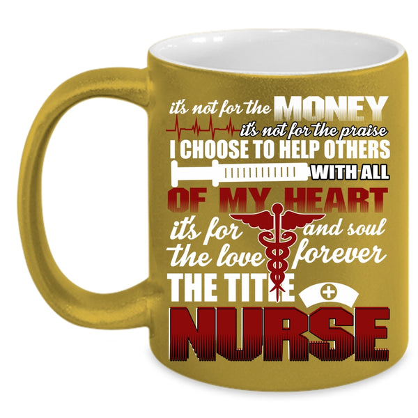 The Title Nurse Coffee Mug, Cute Gift For Nurses Coffee Cup