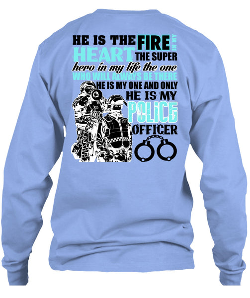 He Is My Police Officer T Shirt, I Love Police T Shirt