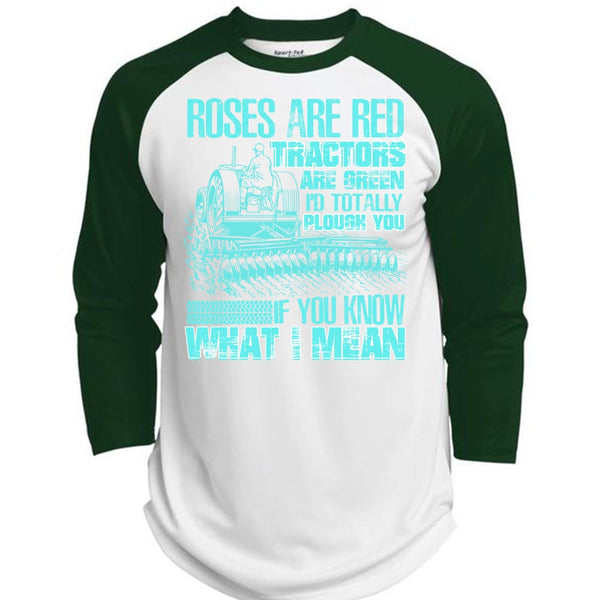 Roses Are Red T Shirt, I Love Farming T Shirt, Awesome T-Shirts  (Polyester Game Baseball Jersey)