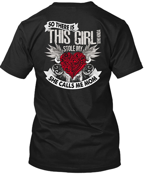 A black t-shirt with the shopify logo