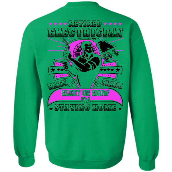 I Love Electrician T Shirt, Retired Electrician Sweatshirt