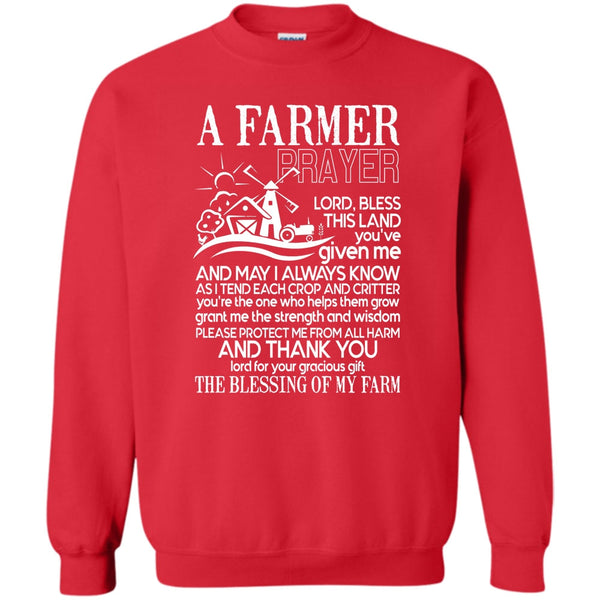 Coolest Farmer T Shirt, Gift For Farmer Prayer Sweatshirt
