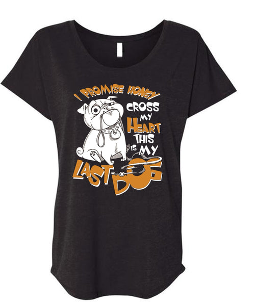 A black t-shirt with the shopify logo