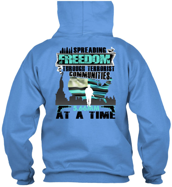 Spreading Freedom T Shirt, I Love Veteran T Shirt