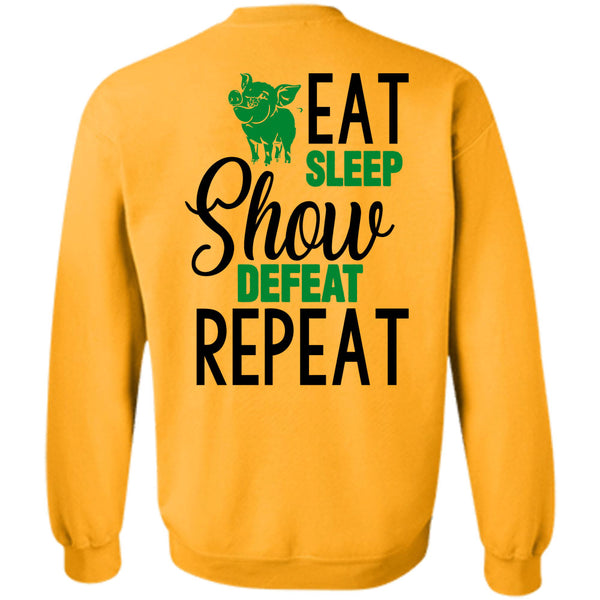 Being A Chef T Shirt, Eat Sleep Show Defeat Repeat Sweatshirt