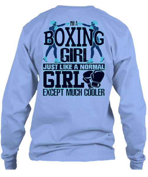 I'm A Boxing Girl T Shirt, I Love Boxer T Shirt