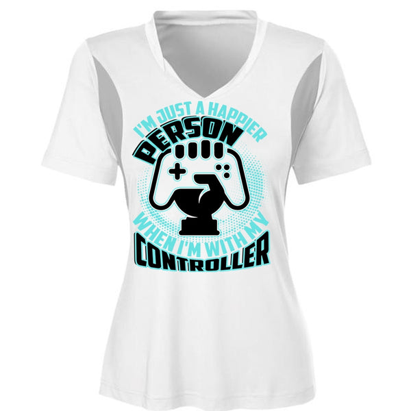 I'm Just A Happier Person T Shirt, I Love Gaming T Shirt, Awesome T-Shirts