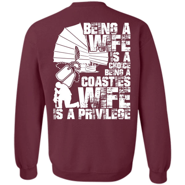 Coasties Wife T Shirt, I Love Wife Sweatshirt