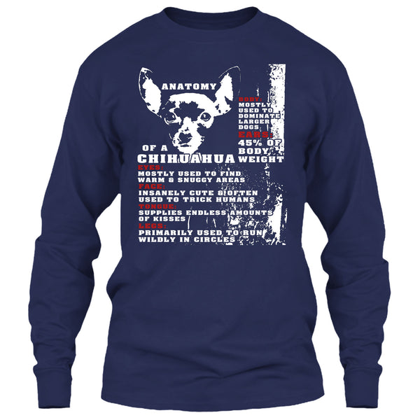 Anatomy Of A Chihuahua T Shirt, Coolest Dog Ever T Shirt