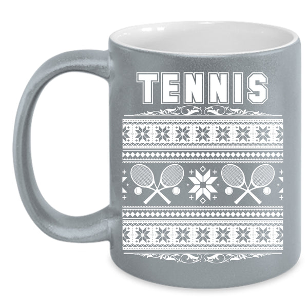 Tennis Coffee Mug, Christmas Family Vacation Coffee Cup