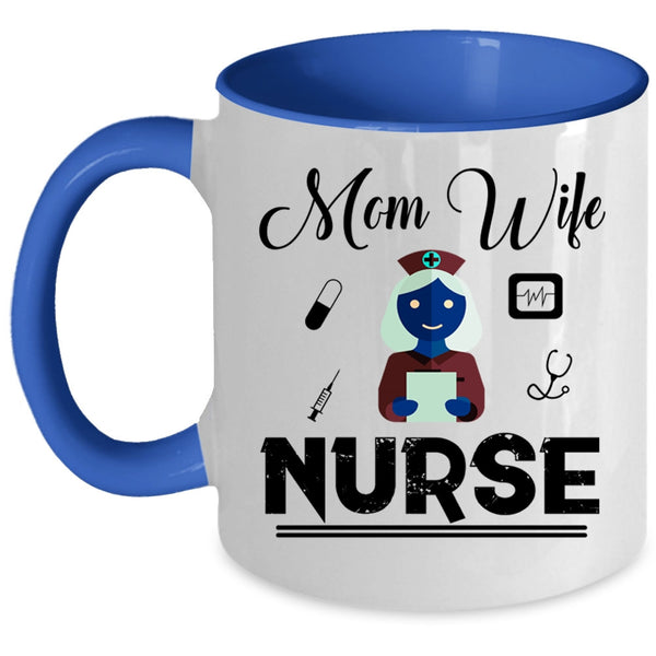 Cute Grandma Coffee Mug, The Best Mom Get Promoted To Grandma Accent Mug