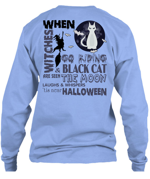 Go Riding And Black Cat Are Seen The Moon T Shirt, I Love You Pumpkin T Shirt