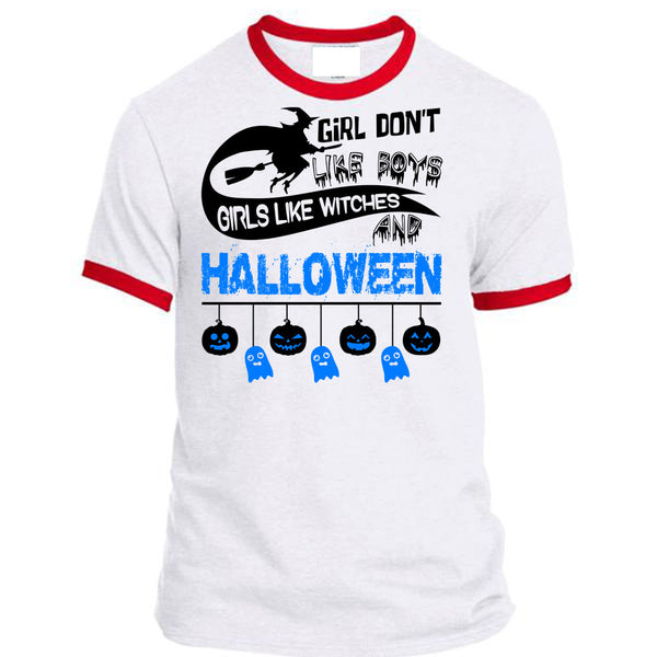 Girls Like Witches And Halloween T Shirt, I Love You Pumpkin T Shirt, Awesome T-Shirts