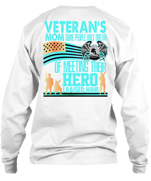 Veteran's Mom T Shirt, I Love Veteran T Shirt