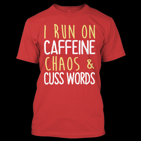 A black t-shirt with the shopify logo