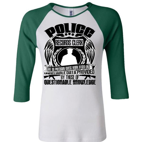 Police Records Clerk T Shirt, I Love Police T Shirt, Awesome T-Shirts