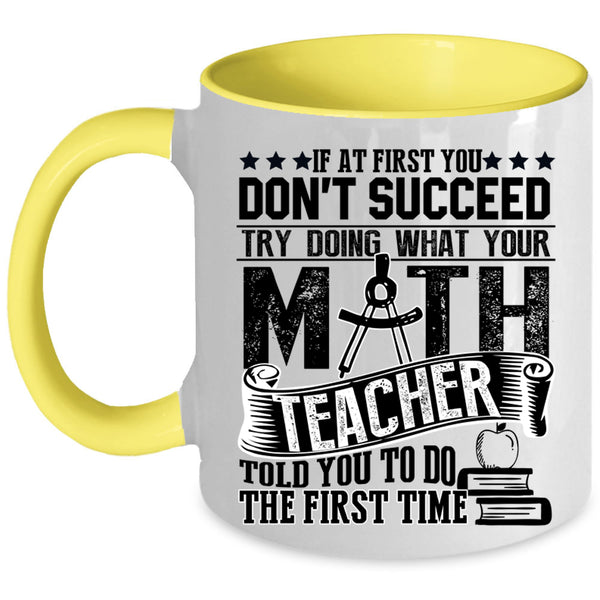 Awesome Math Teachers Coffee Mug, Math Teacher Accent Mug