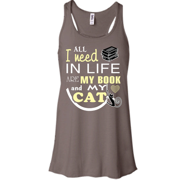 All I Need In My Life Are Book And Cat Shirt, Cool Cat Shirt