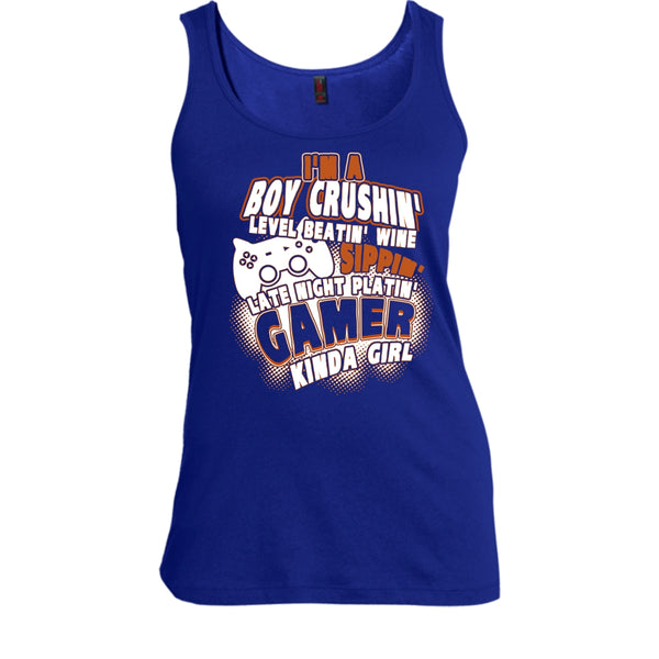 I'm A Boy Crushin' T Shirt, Gamer Kinda Girl Tank Top