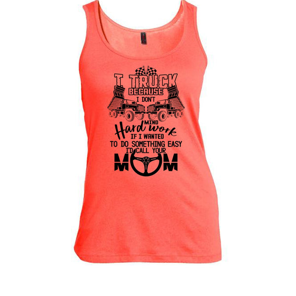 I Truck T Shirt, Coolest Trucker Tank Top