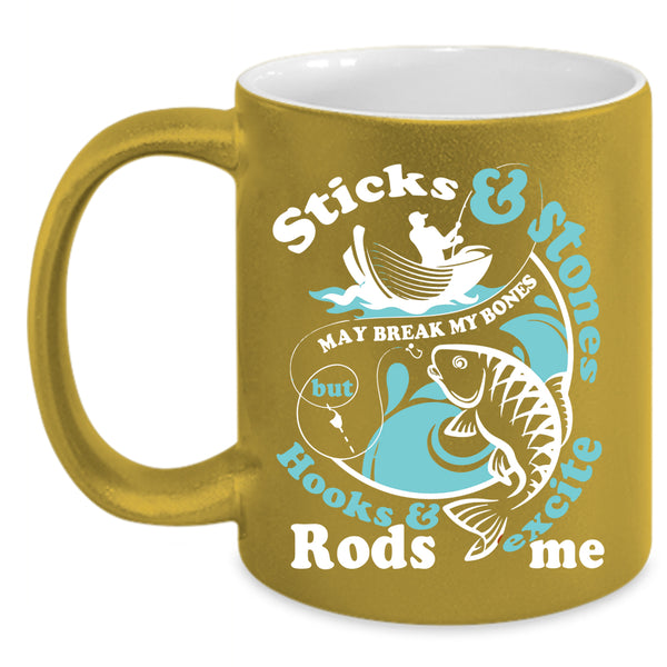 Cool Fishing Coffee Mug, Funny Gift For Fisher Coffee Cup