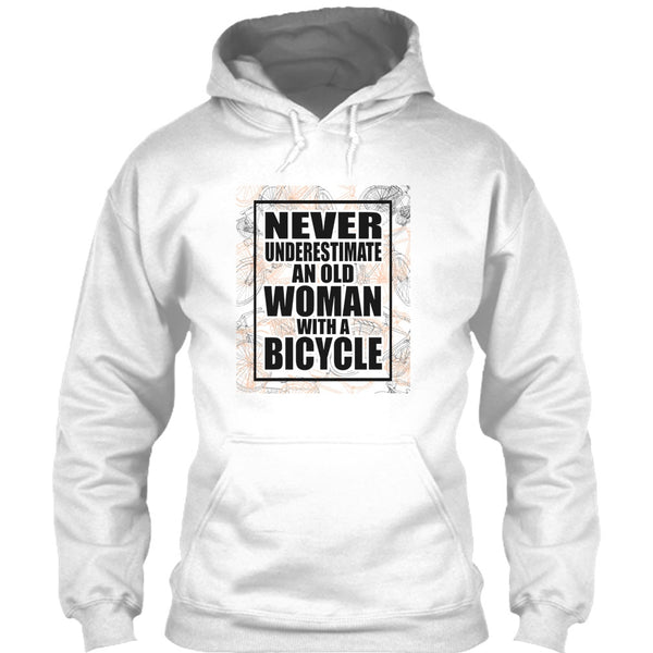 Never Underestimate T Shirt, Coolest Bicycle T Shirt