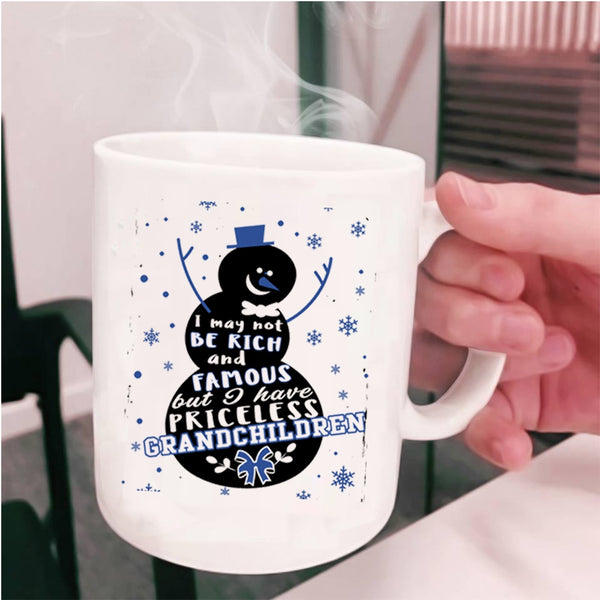 Christmas Gift For Grandparent Coffee Mug, I Have Priceless Grandchildren Cup