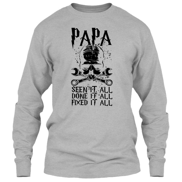 Papa Seen It All T Shirt, Coolest Papa Ever T Shirt