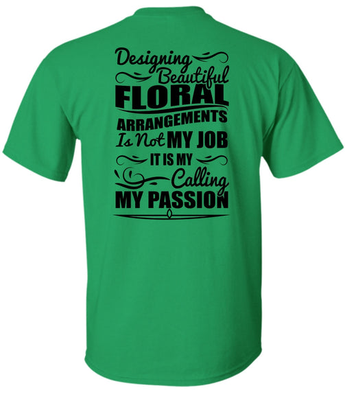 Designing Beautiful Floral T Shirt, I Love Designing T Shirt