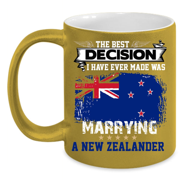 Marrying A New Zealander Coffee Mug, Cool Just Married Coffee Cup