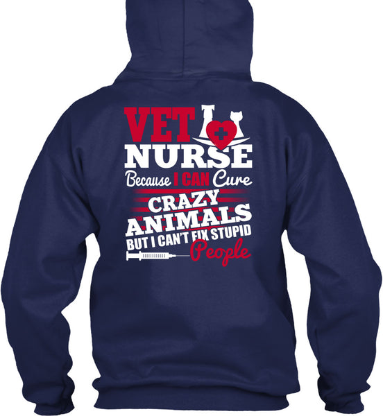 Vet Nurse T Shirt, Crazy Animals T Shirt
