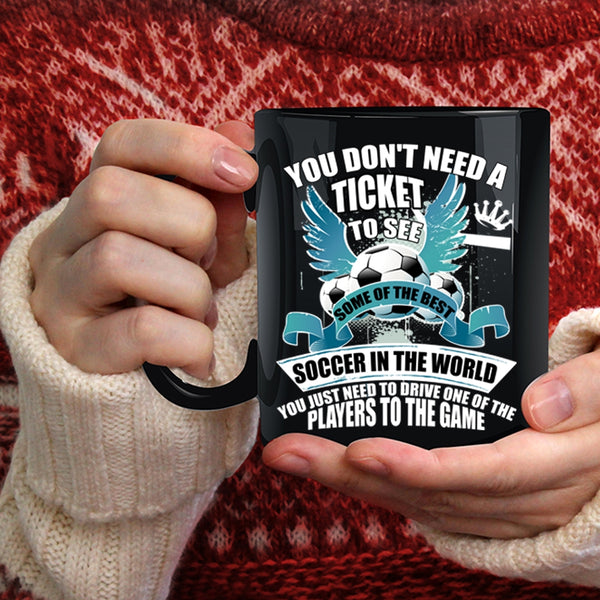 The Best Soccer In The World Coffee Mug, Cool Soccer Player Coffee Cup