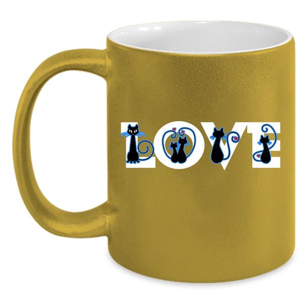 Love Cats Cup, Lovely Gift For Cat Lover Mug