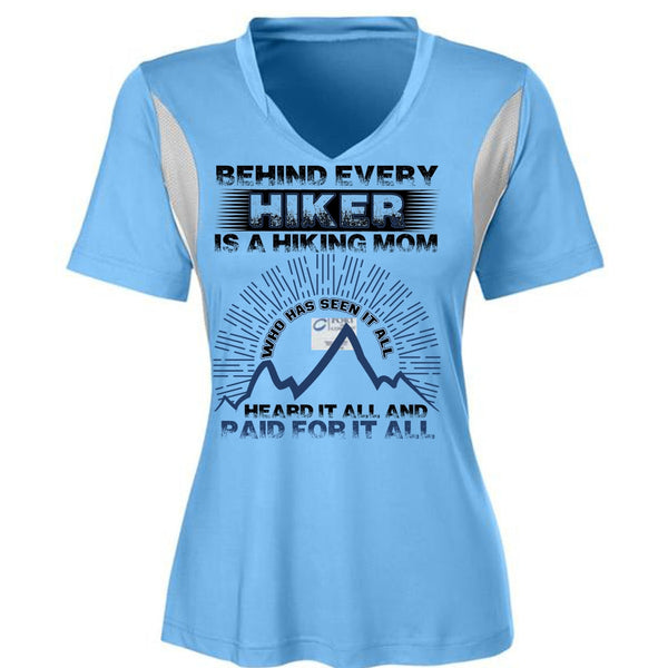 Behind Every Hiker Is A Hiking Mom T Shirt, I Love Hiking T Shirt, Awesome T-Shirts