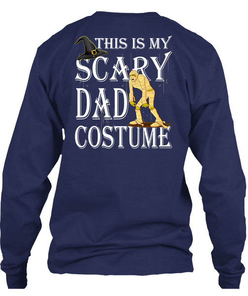 This Is My Scary Dad Costume T Shirt, Funny Halloween T Shirt